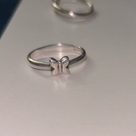 James Avery VHTF Retired Sterling Silver Butterfly Ring - Picture 5 of 9